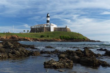 Salvador Bahia 'daki Barra Deniz Feneri Brezilya - Bahia Denizcilik Müzesi.