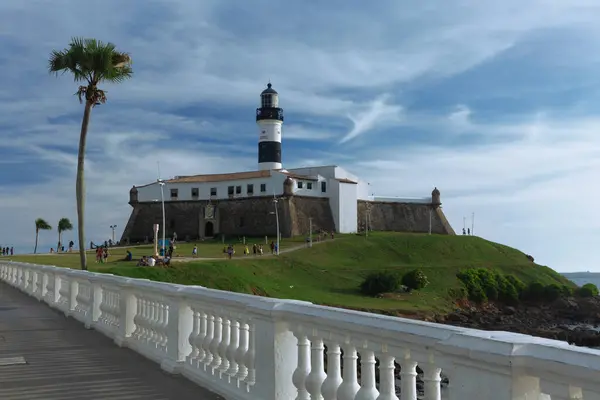 Salvador Bahia Brezilya, Nisan 01. 2024: Salvador Bahia 'daki Barra Deniz Feneri Brezilya - Bahia Denizcilik Müzesi.