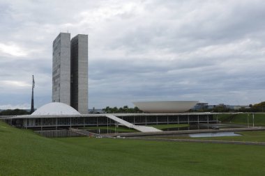 Brasilia DF Brezilya, Ocak 04. 2022: Ulusal Kongre Sarayı.