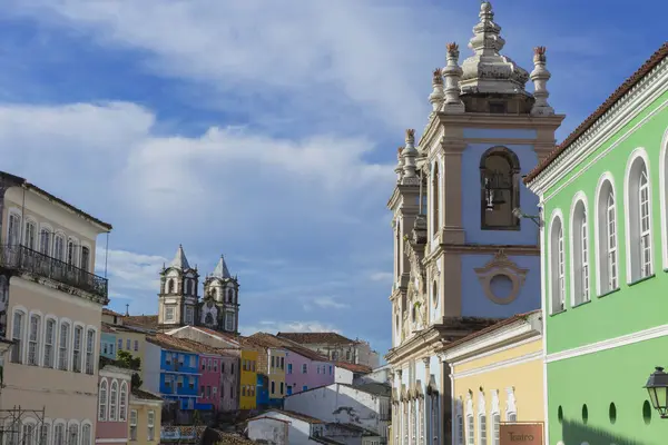 Salvador Bahia Brezilya, Nisan 02. 2024: Pelourinho, Salvador tarihi merkezi.