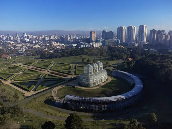 Curitiba Parana Brezilya, 14 Ağustos. 2024: Curitiba Botanik Bahçesi.