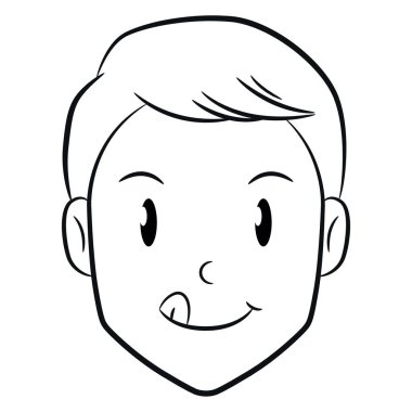 Eskiz Adam İfade İfadeleri Yemek Yiyin