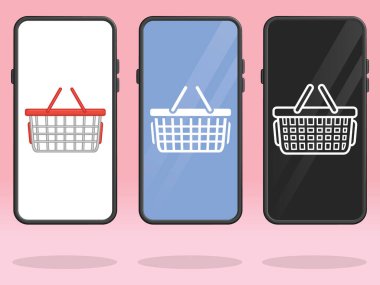 Smartphone Alışveriş Sepeti Market Satın Alım Kontrolü