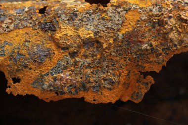 background photo of rusty metal with multicolor shades