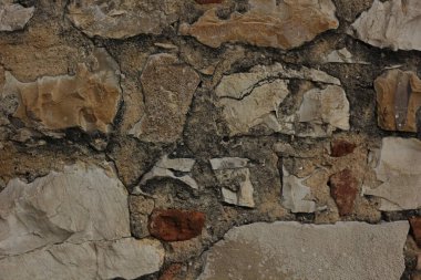 Taş duvar dokusu, doğal arka plan.