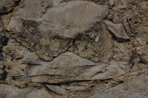 Stein Felswand Textur Natürlicher Hintergrund — Stockfoto