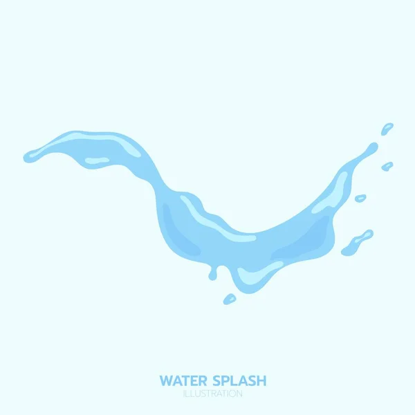 stock vector Blue water splash, element and illustration