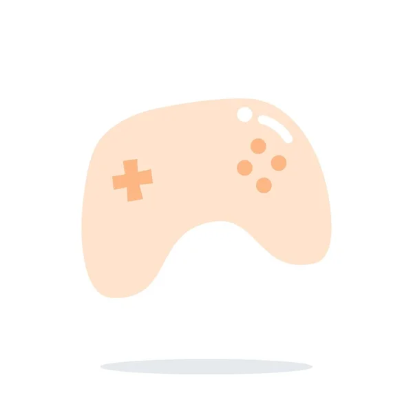 Game Controller Design Plat Illustration — Image vectorielle