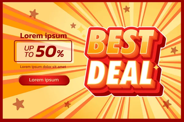 En iyi anlaşma etiketi, alfabe 3d metin efekti, promosyon indirimi etiketi şablonları