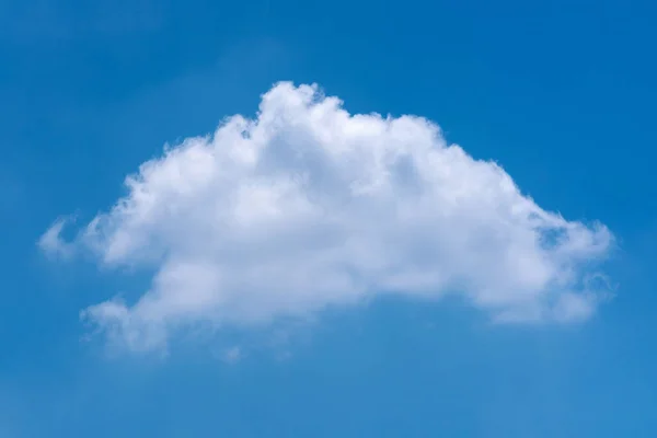 Nature Single White Cloud Blue Sky Background Daytime — Stock Photo, Image