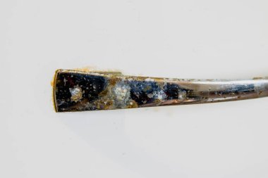 corrosion of bathroom furniture, corrosion on drawer handles, corrosion in the bathroom