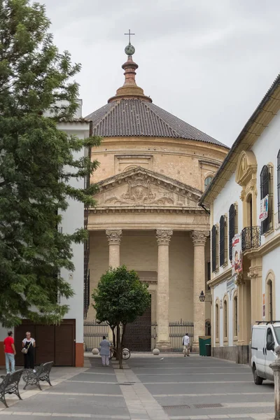 Cordoba Spanyolország 2021 Külső Homlokzati Nézet Cordobai Santa Victoria Templomban — Stock Fotó