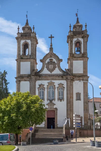 Viseu Portugal 2021 Wygląd Zewnętrzny Kościoła Matki Boskiej Monte Carmo — Zdjęcie stockowe