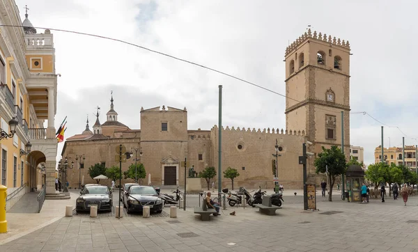 Badajoz Spanje 2021 Zicht Metropolitaanse Kathedraal Van Sint Jan Doper — Stockfoto