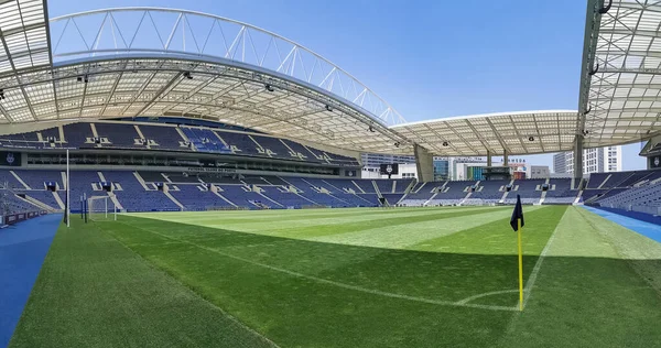 Porto Portugal 2023 Vista Interior Panorámica Del Estadio Del Dragón Fotos de stock libres de derechos