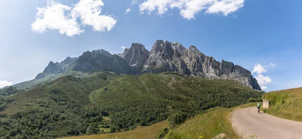 Vista Panorâmica Nos Picos Europa Picos Europa Uma Cordilheira Que — Fotografia de Stock