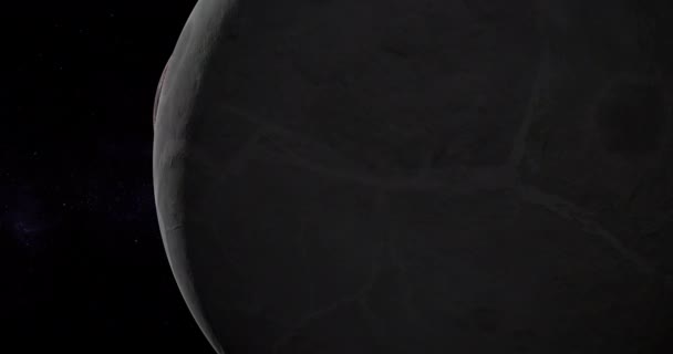 225088 Γκονγκόνγκ Νάνος Πλανήτης Στο Διάστημα — Αρχείο Βίντεο
