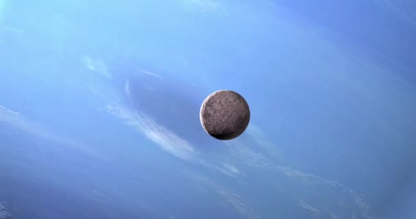 225088 Gonggong Planeta Anão Orbitando Perto Planeta Netuno — Vídeo de Stock