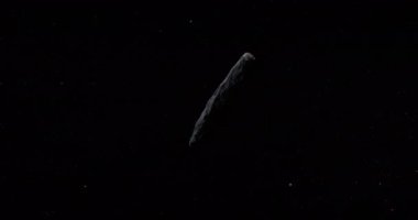 Dış uzayda Oumuamua yıldızlararası nesnesi
