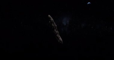 Oumuamua, yıldızlararası nesne, Neptün ile birlikte dış yörüngede dönüyor.