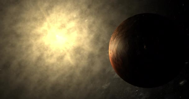 Hacia Planeta Enano 38628 Huya Objeto Binario Transneptuniano — Vídeo de stock