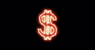 Dolar sembolü yanıyor. Döngü