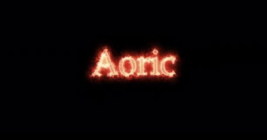 Aorik, Thervingian Gotik kralı, ateşle yazılmış. Döngü