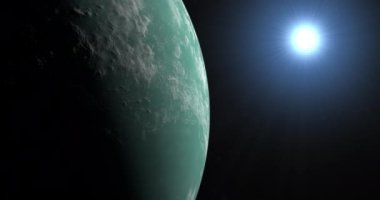 Atmosphere of Exoplanet Kepler 22b in the outer space