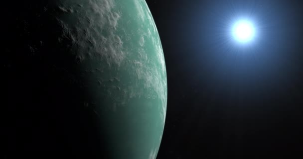 Atmósfera Del Exoplaneta Kepler 22B Espacio Exterior — Vídeos de Stock