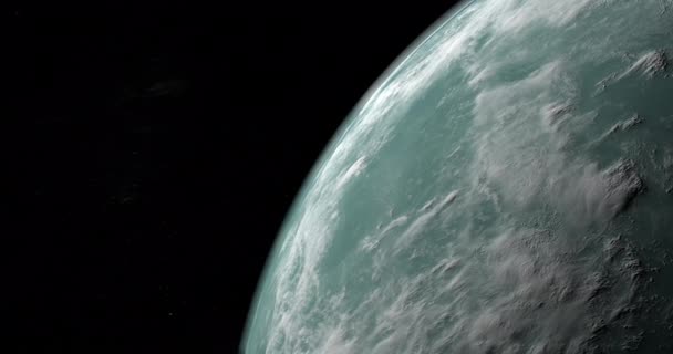 Atmosphere Hypothetical Exoplanet Kepler 22B — Stok video