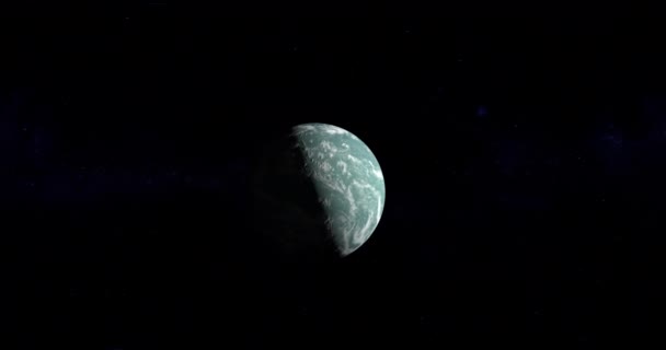 Exoplaneta Hipotético Kepler 22B Orbitando Espaço Exterior — Vídeo de Stock