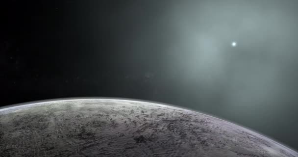 Triton Felszíne Neptunusz Természetes Műholdja — Stock videók
