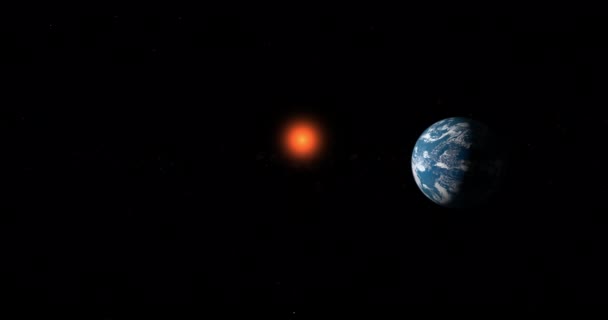 Vanlig Hypotetisk Exoplanet Toi 700 — Stockvideo