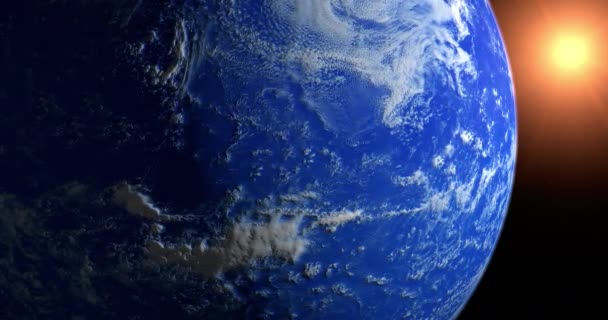 Permukaan Planet Luar Surya Yang Layak Huni Toi 700 Dan — Stok Video