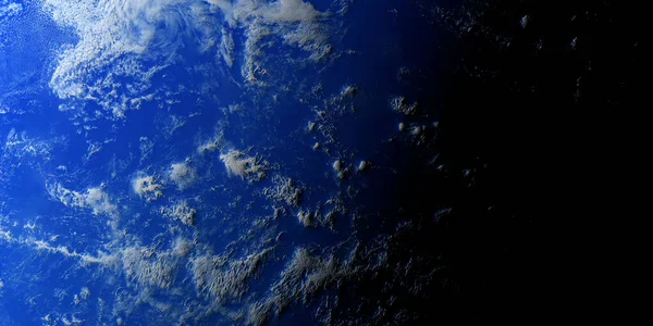 Chmury Powierzchnia Hipotetycznej Egzoplanecie Mieszkalnej Toi 700 — Zdjęcie stockowe