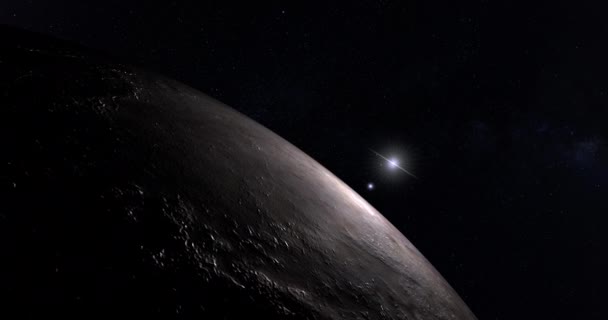 Exoplaneta Proxima Centauri Com Estrelas Binárias Alpha Centauri Espaço Sideral — Vídeo de Stock