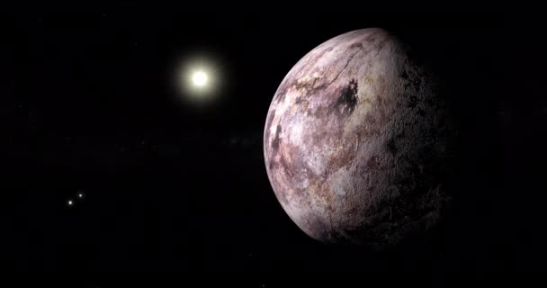 Exoplaneta Proxima Centauri Stele Binare Alpha Centauri Stele Pitice Roșii — Videoclip de stoc