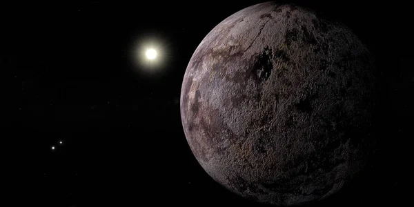 Exoplanet Proxima Centauri Med Dobbeltstjerner Alpha Centauri Rød Dvergstjerne – stockfoto