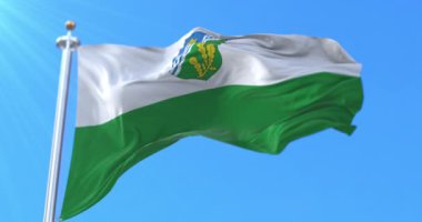 Estonya 'nın Tartu ilçesi bayrağı. Döngü