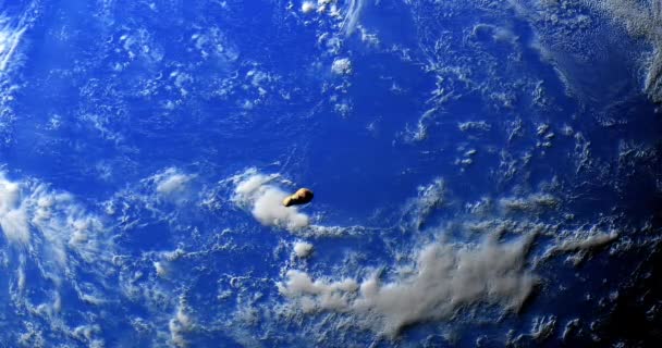 Toutatis Asteroidi Dünya Gezegeninin Çok Yakınında — Stok video