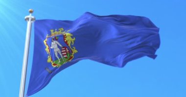 Macaristan 'ın Nograd ilçesi bayrağı. Döngü