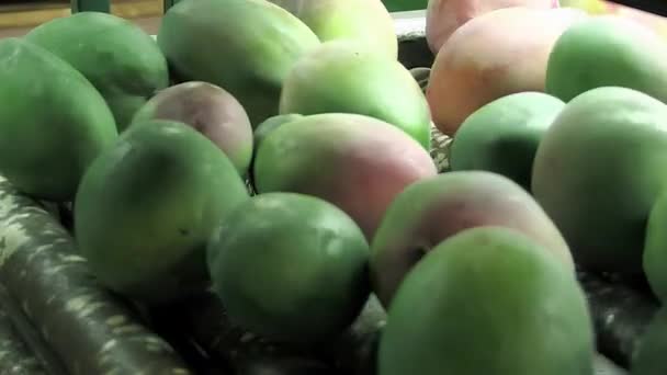 Mango Ovoce Balení Line21 — Stock video
