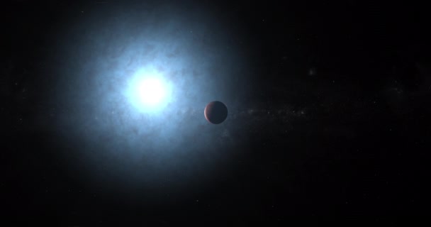 Sedna Planeta Enano Espacio Exterior — Vídeo de stock