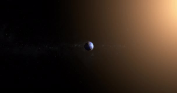 Merkúr Bolygó Világűrben — Stock videók