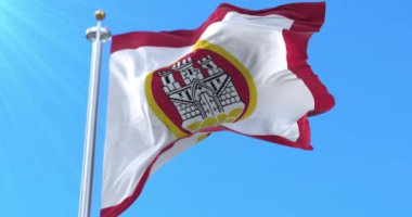 Norveç, Bergen Kommune bayrağı. Döngü