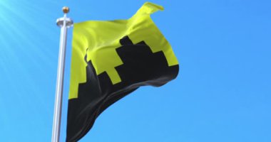 Norveç, Lebesby Kommune bayrağı. Döngü