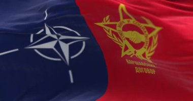 NATO ve Varşova Paktı Bayrağı