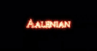 Aalenian, Orta Jurasik Çağ 'ın alt bölümü, ateşle yazılmış. Döngü