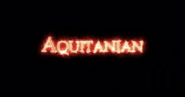 Aquitanian, Miocene 'nin en eski çağı, ateşle yazılmış. Döngü