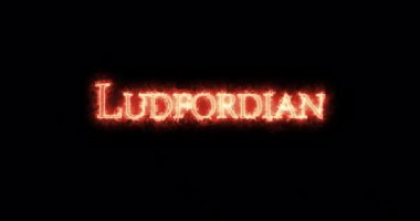 Ateşle yazılmış Ludfordian. Döngü